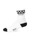 Bally Men's Short Vita Parcours Crew Socks In Black