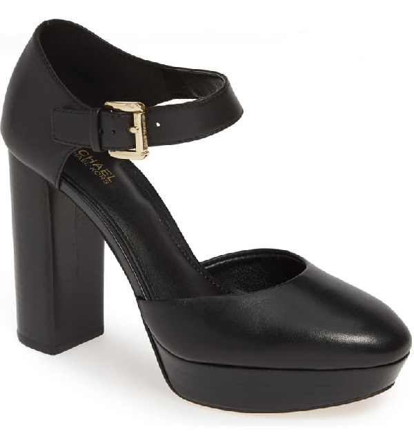 michael kors platform heels black