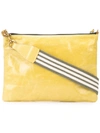 Isabel Marant Nessah Chartreuse Leather Cross-body Bag In Yellow