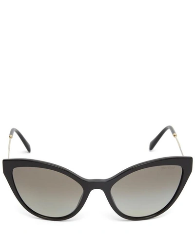 Miu Miu Cat-eye Sunglasses In Black