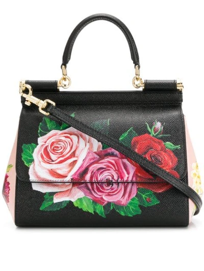 Dolce & Gabbana Sicily Mini Bag In Black