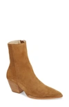 Matisse Caty Western Pointed Toe Bootie In Fawn