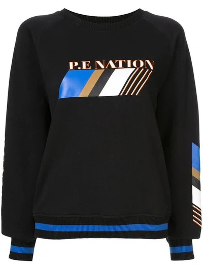 P.e Nation Elite Run Sweatshirt In Black