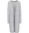 Acne Studios Raya Mohair And Wool-blend Cardigan In Grey