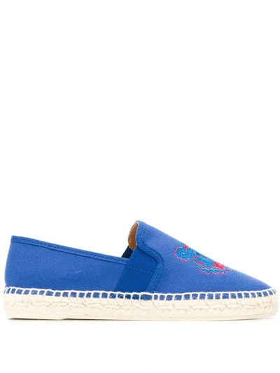 Kenzo Tiger Espadrilles In Blue