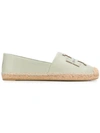 Tory Burch Ines Espadrilles In Garden Sage / Garden Sage / Silver