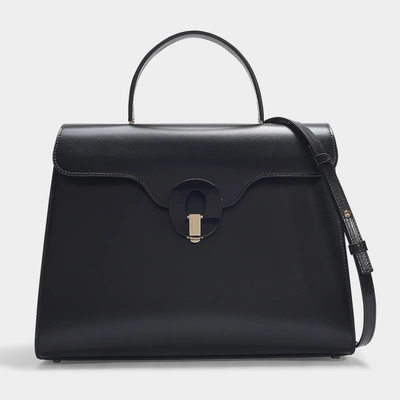 Giorgio Armani | Musa Top Handle Bag In Black Calfskin