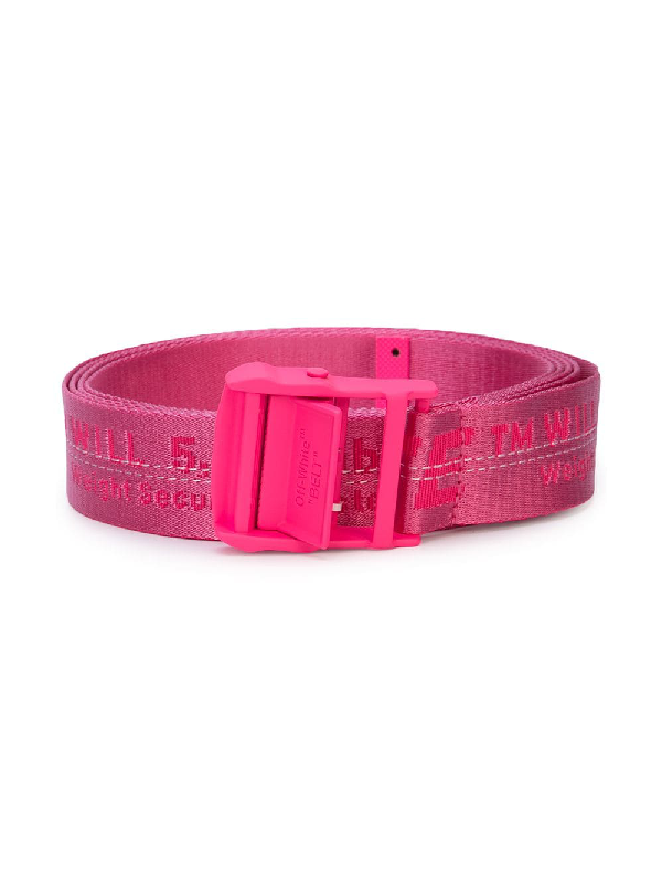 Off-White Off White | Mini Industrial Belt In Fuschia Synthetic Fabric ...