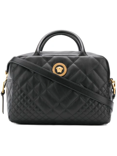 Versace Women's Dbfg693dnatr2k41ot Black Leather Handbag