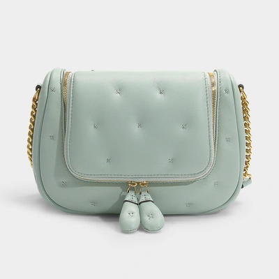 Anya Hindmarch | Vere Small Soft Satchel Chubby In Eau De Nil Soft Nappa Leather