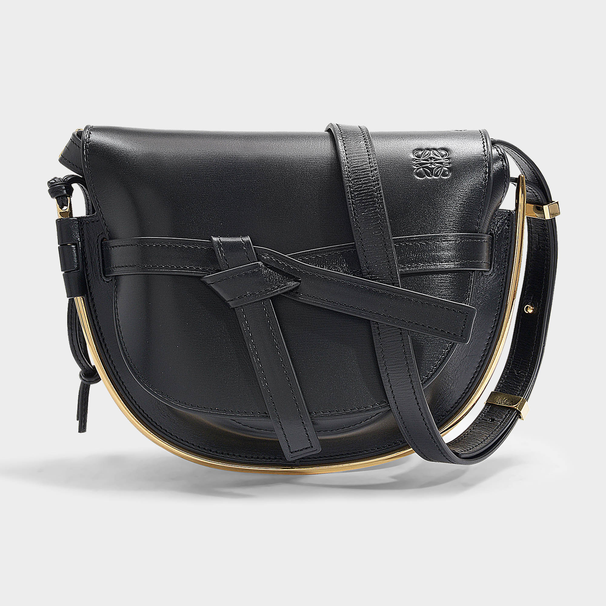 Loewe | Gate Frame Small Bag In Black 