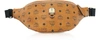 Mcm Fursten Visetos Medium Belt Bag In Cognac Coated Canvas In Neutrals