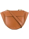 Wandler Hortensia Big Leather Shoulder Bag In Brown