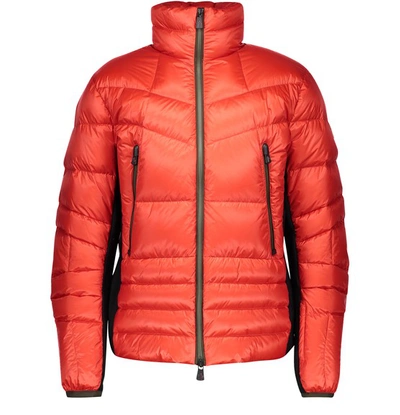 Moncler Canmore Down Jacket In Orange