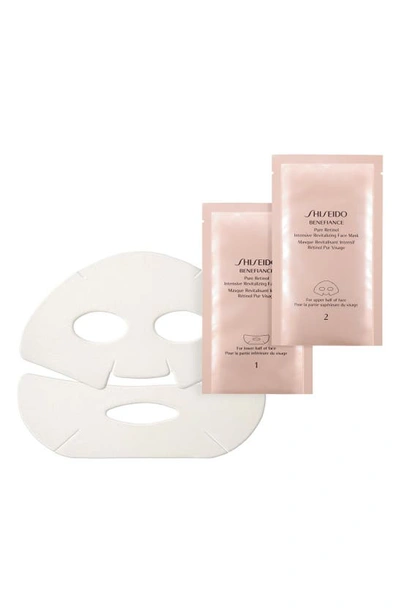 Shiseido Benefiance Pure Retinol Intensive Revitalizing Face Mask 4x Lower Mask, 4x Upper Mask