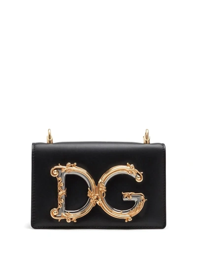 Dolce & Gabbana Dg Girls Shoulder Bag In Nero