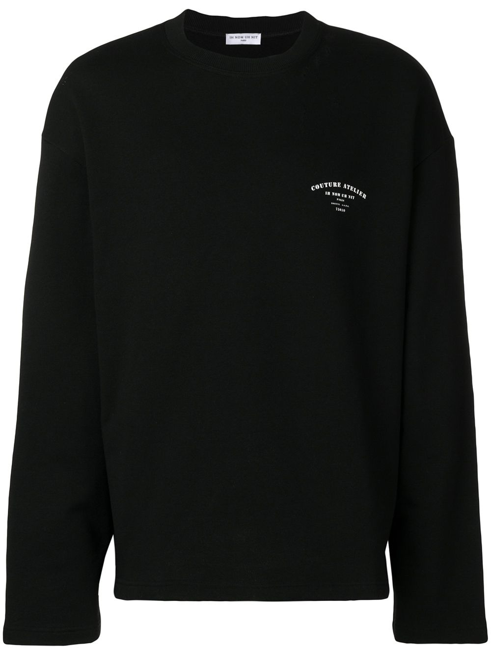 Ih Nom Uh Nit Logo Print Sweatshirtc - Black In 009 Black | ModeSens