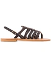 Kjacques Homere Sandals In Brown