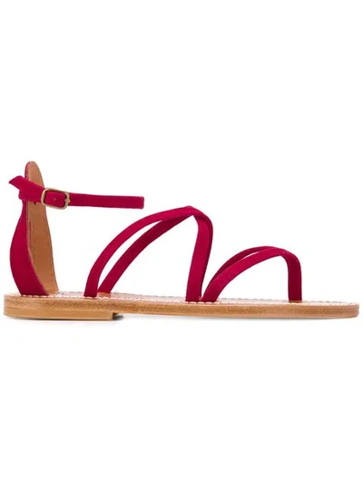 Kjacques Epicure Sandals In Red