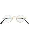 Matsuda Round Shaped Glasses In Black
