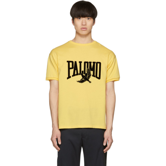 Palomo Spain Yellow Bird Logo T-shirt | ModeSens