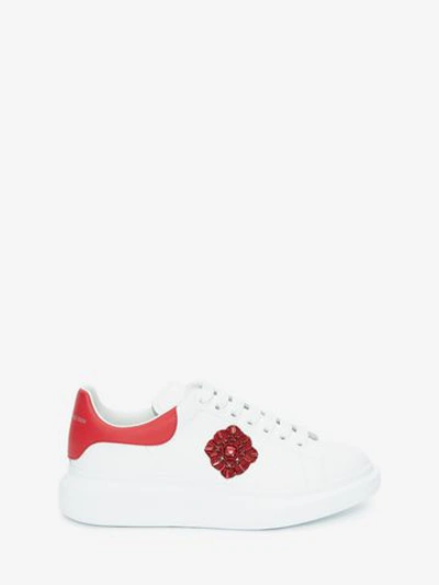 Alexander Mcqueen Oversized Sneaker In White/red