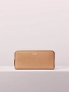 Kate Spade Margaux Slim Continental Wallet In Light Fawn