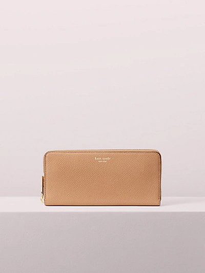 Kate Spade Margaux Slim Continental Wallet In Light Fawn