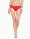Kate Spade Marina Piccola Hipster Bottom In Rosa Red