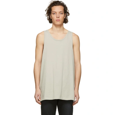 John Elliott Cotton Tank Top In Cement | ModeSens