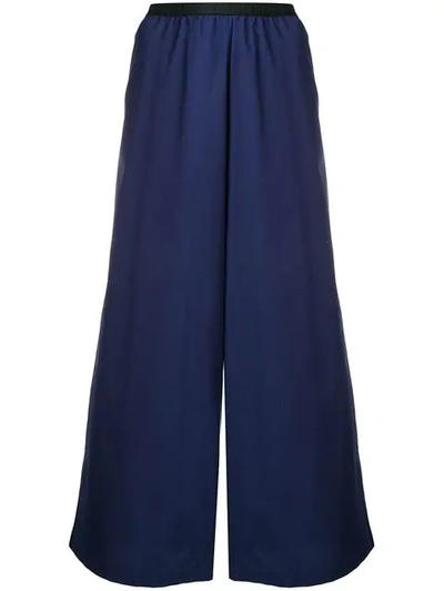 Antonio Marras Wide-leg Flared Trousers In Blue