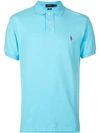 Polo Ralph Lauren Poloshirt Mit Logo-stickerei In Blue
