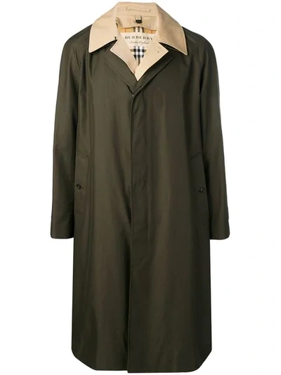 Burberry Classic Trenchcoat In Green