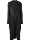 Rick Owens Longline Coat In Black