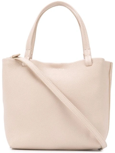 The Row Pebbled Texture Tote In Pink