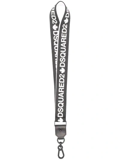 Dsquared2 Schlüsselanhänger Mit Logo In Black