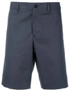Prada Mid-rise Chino Shorts In Grey
