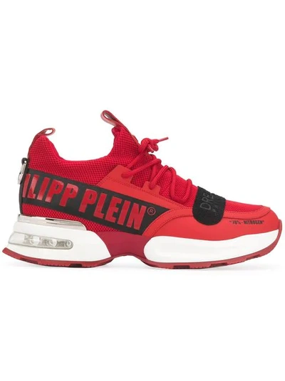 Philipp Plein Chunky Low Top Trainers In Red