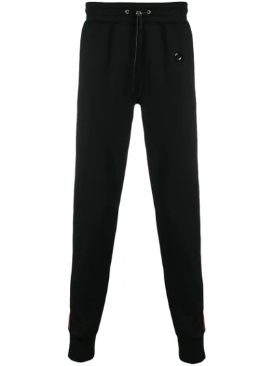 Philipp Plein Relaxed Track Trousers In Black