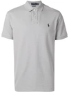 Polo Ralph Lauren Poloshirt Mit Logo-stickerei In Grey