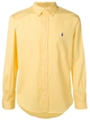 Ralph Lauren Button Down Shirt In Yellow
