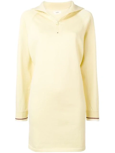 Isabel Marant Étoile Zip Polo Dress In Yellow