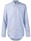 Dsquared2 Oxford Slim-fit Shirt In Blue