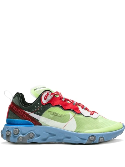 Nike X Undercover React Element 87 Trainers In Yellow