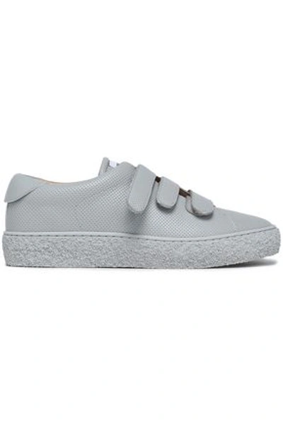 Axel Arigato Woman Perforated Leather Sneakers Light Gray