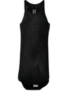 Rick Owens Semi-sheer Tank Top - Black