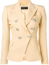 Balmain Double Breasted Blazer - Neutrals