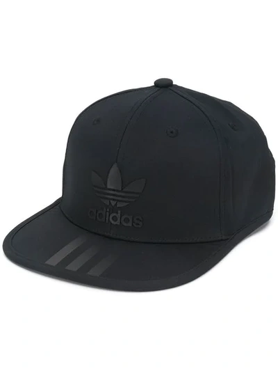 Adidas Originals Logo Snapback Cap In Black