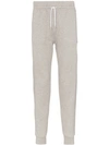 Maison Kitsuné Fox Detail Drawstring Sweatpants In Grey