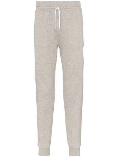 Maison Kitsuné Fox Detail Drawstring Sweatpants In Grey